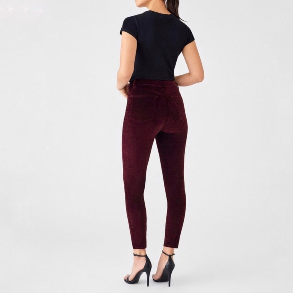 DL 1961 Women’s Chrissy Ultra High Rise Velvet - Picture 3 of 8